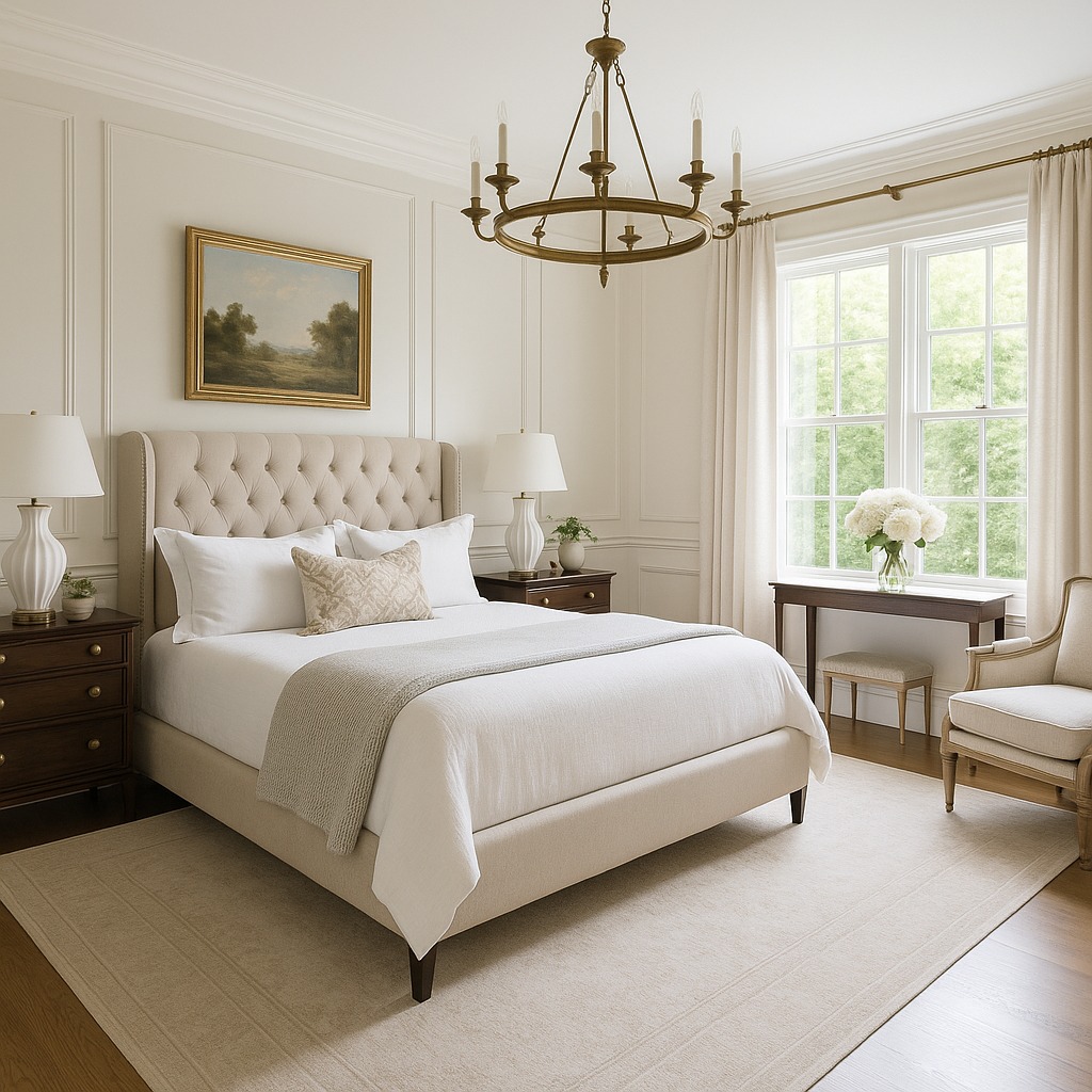 Luxury modern living room interior